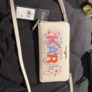 Karl Lagerfeld Multicolor Graphic Wallet